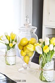 9 Lemon Home Decor Ideas Lolly Jane Spring Home Decor Easter Table Decorations Spring Decor