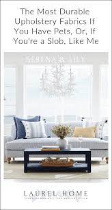 We have a wide selection of fabric for upholstering dining chairs, armchairs upholstery fabric is a great choice because it's durable and heavyweight but you can also use medium weight drapery fabric for many upholstery. The Best Upholstery Fabrics For Pets And Slobs Laurel Home