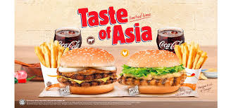 Each burger comes with a packet of dark sweet sauce for you to drizzle on your burger or patty. Burger King New Hainanese Chicken Burger Rendang Beef Burger Malaysian Flavours