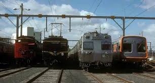 Tait Harris Hitachi And Comeng Series Melburn City Rare Pic All Together Melbourne Australia Train Melbourne