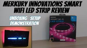 Merkury Innovations Smart Wifi Led Strip Review Youtube