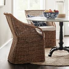 Farallon Armchair In 2020 Seagrass Dining Chairs Wicker Dining Chairs Side Chairs Dining