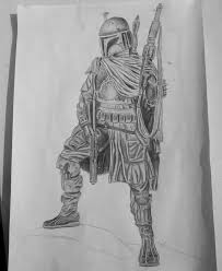Star Wars Boba Fett Drawing Image Art Lovers Group Mod Db Copic marker color practice boba fett from star wars. star wars boba fett drawing image art