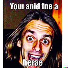 A meme with the creepiest photo ever taken : r/dalle2