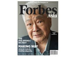 Sy, Gokongwei, Aboitiz family are top three richest in Philippines, says  Forbes Asia