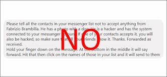 Some of them don't know to use the bcc. Stop Forwarding Annoying Messages On Facebook