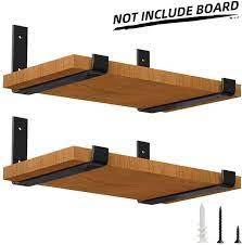 Rustic shelf brackets scaffold board heavy duty industrial steel metal no lip. The Best Heavy Duty Shelf Brackets Essential For Wall Shelves