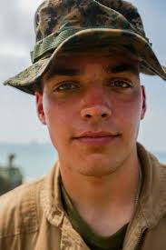 U.S. Marine Corps Cpl. Alex Evers, an assault amphibious