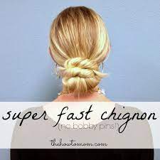 Home Page Easy Chignon Long Hair Styles Thick Hair Styles