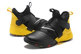 Black And Yellow Basketball Shoes Nike Lebron Soldier 12 Black Yellow Men S Basketball Shoes Sneakers Fashion Basketball Shoes For Men Sneakers Men Fashion