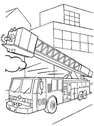 Das thema feuerwehr in der 2. Ausmalbilder Feuerwehr Leiterfahrzeug Besteausmalbilder De