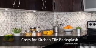 The itemized tile backsplash costs allow you to evaluate the savings of diy installation, but see our diy yes or no recommendation before deciding. Kitchen Tile Backsplash Costs 2021 Costimates Com