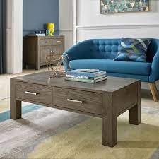 These dark coffee table are offered in various shapes and sizes ranging from trendy to classic ones. Turin Dark Oak Coffee Table With Drawers Living Room Bentley Designs