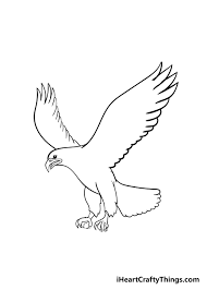 How do you draw a bald eagle? Eagle Drawing How To Draw An Eagle Step By Step
