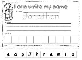 This basic kindergarten handwriting style teaches true printing skills. Practice Printing Names Worksheets Teaching Resources Tpt