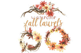 Watercolor Fall Flowers Clipart Flowers Fall Decor Sunflowers Etsy Clip Art Autumn Illustration Trendy Flowers