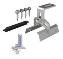 Perfect-fit Trapezoidal Metal Roof Solar Panel Mounting Bracket - Adjustable
