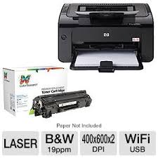 Those who have slower connections are recommended to order the cd version of this product due to its file size. Hp Laserjet Pro P1102w Printer Color Research Hp 85a Toner Cartridge Bundle At Tigerdirect Com