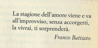 Franco battiato la stagione dell'amore. La Stagione Dell Amore Franco Battiato Frasi Di Canzoni Parole Canzoni