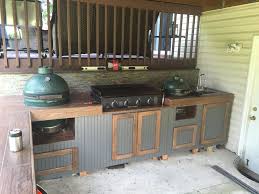 outdoor kitchens  big green egg