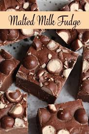 Malted Milk Fudge Malted Milk Powder Adds A Roasted Toasty Cooked Milk Flavor Similar To Butterscotch Or Tof In 2020 Malted Milk Milk Chocolate Fudge Fudge Recipes