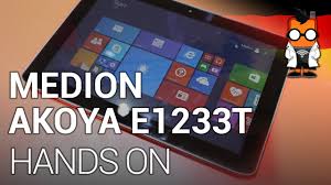 Dit houdt in dat de tablet aangesloten kan. Medion Akoya E1233t Windows Tablet Im Kurztest Deutsch Youtube