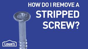 We did not find results for: How To Remove A Stripped Screw Lowe S