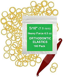 Elastics Amber Heavy 5/16