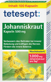Tetesept Johanniskraut Kapseln 500mg 100 St Dauerhaft Gunstig Online Kaufen Dm De