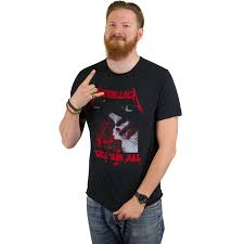 Today, metallica is one of the most popular hard rock bands of all time. Amplified T Shirt Metallica Kill Em All Schwarz Hier Bestellen