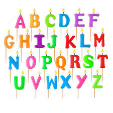 Multicolor Alphabet Letter Candle Rs 8 Piece Annapurna Enterprises Id 15396387162