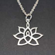 Lotus Flower Mother And Child Knot Necklace Lotus Flower Jewelry Mother And Daughter Necklace M Lotus Flower Jewelry Tattoos For Kids Tattoos For Daughters