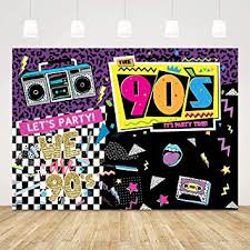 Custom groovy banner, 1970's themed banner, custom banner, hippy banner. Amazon Com Back To 90 S Backdrops For Parties I Love The 90s Theme Background 7x5ft 90s Hip Hop Party Decorations 90 S Birthday Party Theme Favors Disco Rock Music Photo Props Let S Party