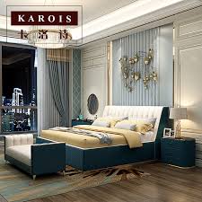 Signature design by ashley bittersweet 4 piece queen panel from ashley furniture bedroom set 14 piece , image source: 2019 New Luxury Modern Design Bed Room Home Furniture Genuine Leather King Size Storage Bed Buy At The Price Of 758 00 In Aliexpress Com Imall Com