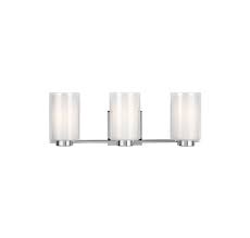 Feiss Bergin 3 Light Bathroom Vanity Light In Chrome