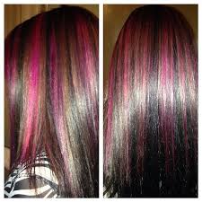 Love The Pink Highlights Hair Styles Pink Hair Highlights Hair