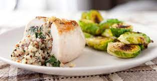Stuffed Chicken Breast With Quinoa And Spinach Macheesmo