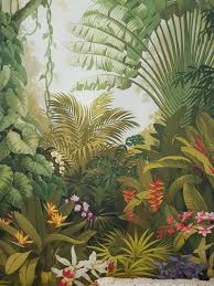 Last One Panel Curtain Jungle Flowers Boho Style Jungle Art Jungle Flowers Jungle Mural