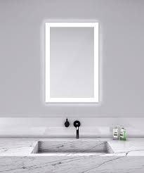 Silhouette Rectangle Lighted Mirror By Electric Mirror Sil 2436