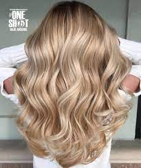 Perfect Honey Blonde Balayage Hair Color Full Head Of Champagne And Soft Blonde Woven Highlights Rose Hair Color Balayage Honey Blonde Hair Blonde Hair Color