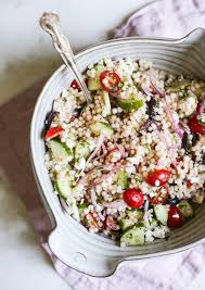 On a sheet pan, combine the broccolini, tomatoes, onion and lemon slices with the olive oil and toss. Mediterranean Israeli Couscous Salad The Defined Dish