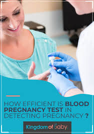 This type of pregnancy test is done using a small sample of blood that's analyzed at a hospital or healthcare provider's office. How Efficient Is Blood Pregnancy Test In Detecting Pregnancy