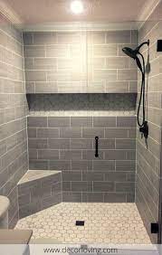If you have a large family, consider separating the toilet and shower from the sink so multiple people can get ready at once. 22 Perfect Bathroom Tiles Ideas For Your Bathroom Flooring Shower Remodel Bathrooms Remodel Small Bathroom Remodel