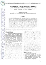 Kegiatan ini melibatkan kementerian kelautan dan perikanan (kkp) dan ikatan sarjana perikanan indonesia (ispikani). Pdf Identifikasi Alat Penangkapan Ikan Ramah Lingkungan Di Kawasan Konservasi Laut Pulau Pombo Provinsi Maluku