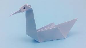 Start folding the paper so there are 4 lines. Diy 3d Origami Swan Tutorial How To Make Easy Origami Swan Paper Crafts Swan For Room Decoration Youtube