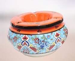 turkish handmade figured ceramic ashtray turkish bowl turkish plate handmade ceramic ashtray with lid hand ceramic ashtray hand painted ceramics ceramic smoker