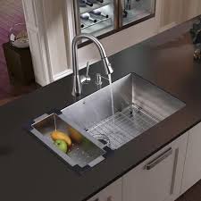 Check spelling or type a new query. Vigo All In One 30 Inch Mercer Stainless Steel Undermount Kitchen Sink Set With Aylesbury Faucet In Stainless Steel Colander Grid Strainer And Soap Dispense