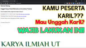 Sedangkan nama mahasiswa dan nim kosong. Cara Unggah Karil Ut Mudah Banget Youtube