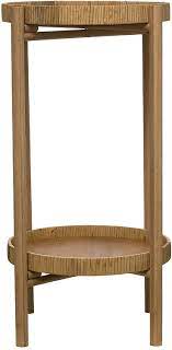 No steel that can rust. Bloomingville 15 75 Round Rattan Bamboo 2 Tier Tray Table With Removable Trays Wood Frame Tisch Rattan Bambus Beige Amazon De Garten