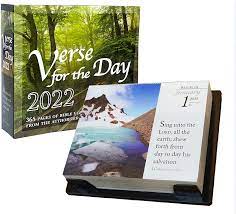 Buy Verse For The Day Calendar 2022 - Daily Bible Calendar With Kjv  Scripture - 365 Pages Online In Indonesia. 0997783958